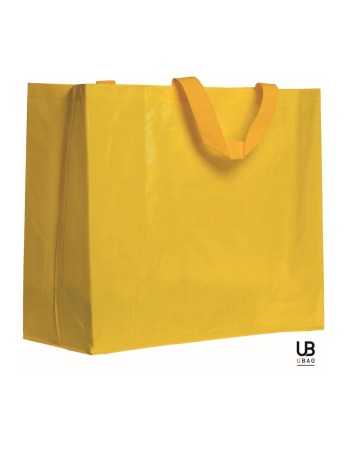 Τσάντα αγοράς pp woven 45 x 39 x 18εκ. (Orlando) yellow